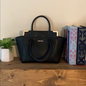 Calvin Klein small Black handbag.